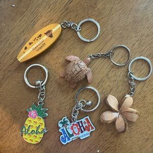 5 Hawaii keychains